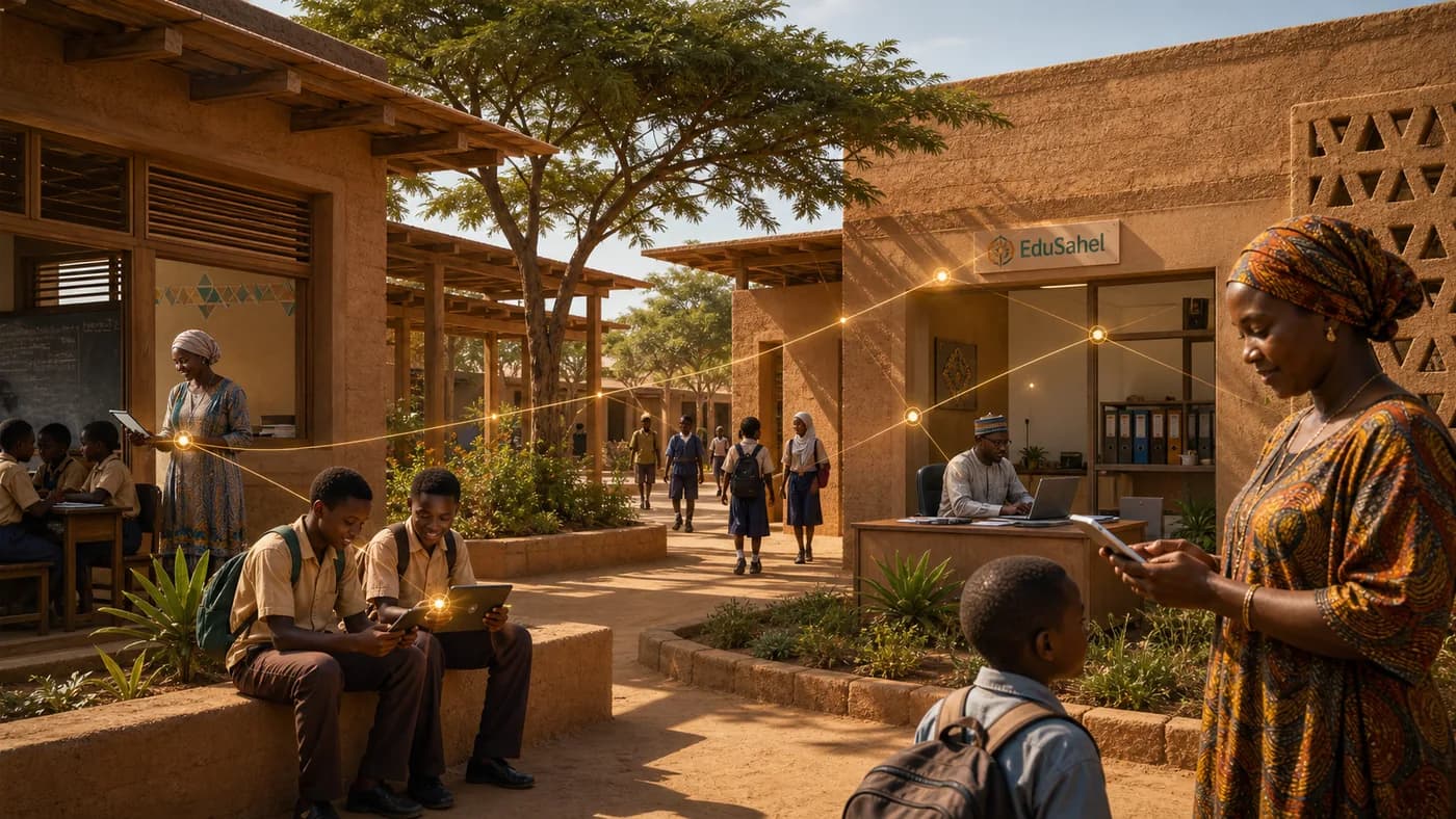 College et lycee saheliens connectes par EduSahel